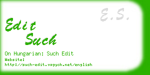 edit such business card